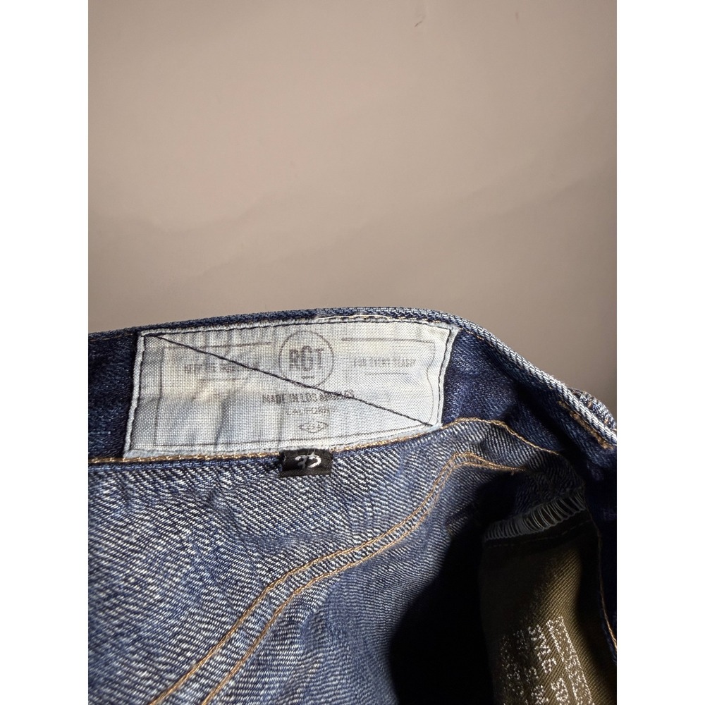 Rogue Territory RGT Mens Selvedge Denim Jeans Indigo Blue Size 32 Made in USA - Picture 8 of 11